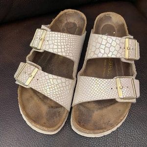 Birkenstocks snakeskin 39